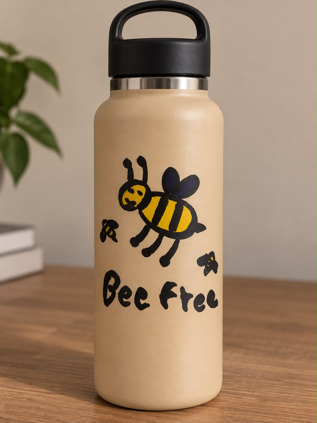 Bee Free Steel Bottle